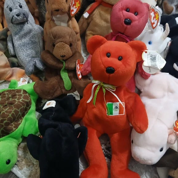 Lot Of 30 Ty Beanie Babies All New With Tags